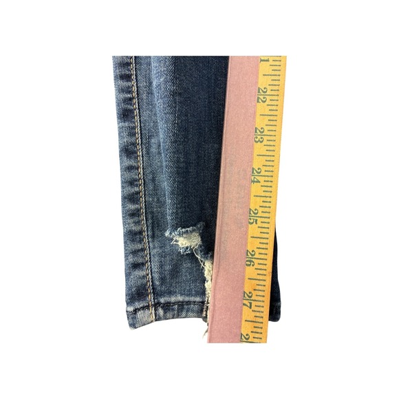 Hollister Ultra High Rise Super Skinny Jeans Distressed Blue W28 L30 - Picture 5 of 9